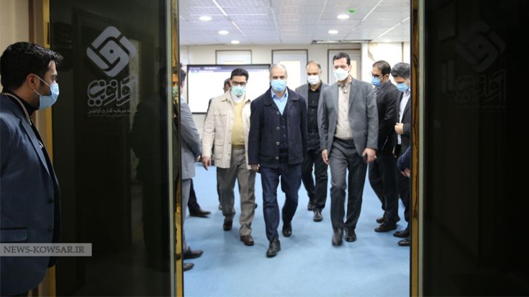 بازدید دکتر فخاری مدیر عامل محترم سازمان اقتصادی کوثر و هیئت همراه از شرکت آوا نوین